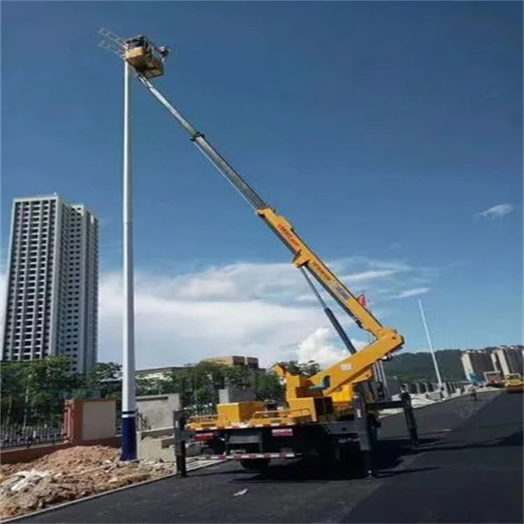 蒙阴维修路灯的曲臂升降车出租